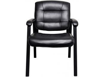 Global Furniture Black Leather Arm Chair