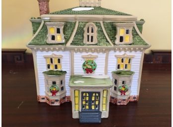 Beautifully Festive Ceramic Holiday Decor House