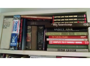 Books:  1 Shelf Contents - Reference Books