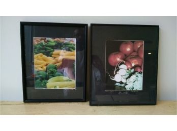 Pair Of Framed Vegetable Prints