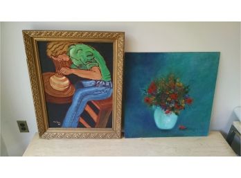 Pair Of Pictures - Pottery/vase