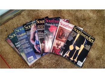 Collection Of 8 Southwest Art Magazines