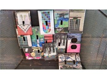 Cool Lot Of Artistic Painted Light Switches
