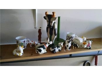 Collection Of Cow Ceramics