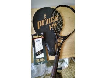 Prince Tennis Racket & Golf Glove