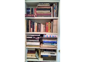 Books:  Contents Of 4 Shelves Of Book Case - Art Related Books