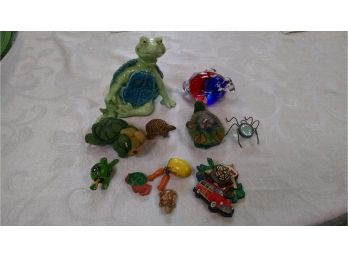 Collection Of Small Turtle Novelties