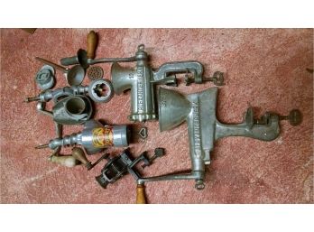 Lot Of Meat Grinder Attachments