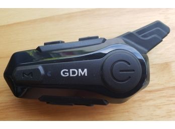 GDM HyperSonic Motorcycle Helmet Bluetooth Headset With Intercom Communication