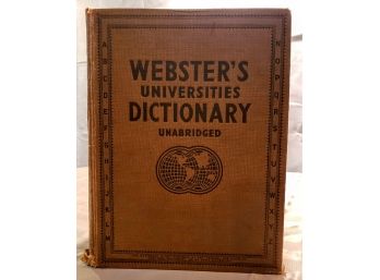 1940 Webster's Universities Dictionary