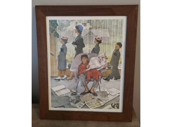 Vintage 'Sunday Morning', May 16,1959 Norman Rockwell Framed Print
