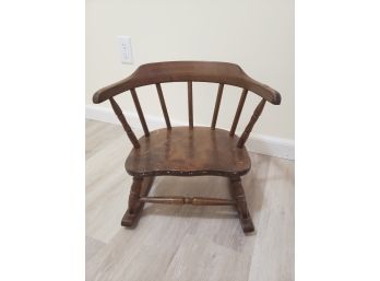 Victorian Childs Low Back Windsor Rocking Chair