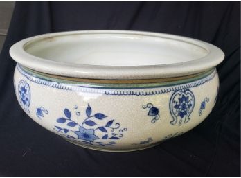 Beautiful Chinese Blue And White Porcelain Planter Pot