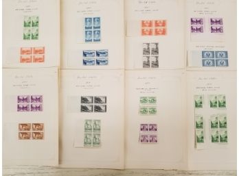 1935 Park Issue Blocks And More