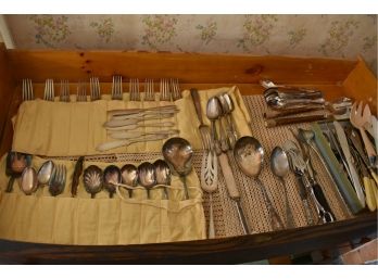 Silverplate Cutlery, Trivets And More