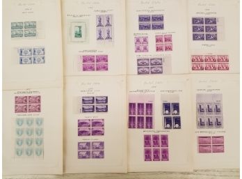 1936-1939 Block Stamps