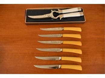 Sheffield England Knives With Bakelite Handles