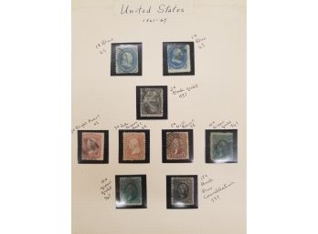 1861-1867 Collection Of Stamps Lot 2