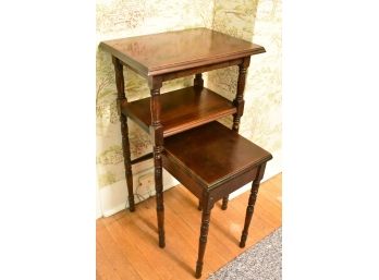 A “Cushman Smoker” No 220 Table With Stool