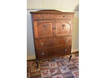 Vintage Tiger Oak Seven Drawer Dresser
