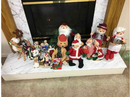 Assortment Of Annalee Holiday Dolls