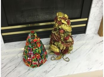 Decorative Holiday Table Top Trees