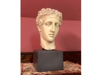 Life Size Hermes From Pergamon Greek God Plaster Bust (Hsc Pt 1988 )