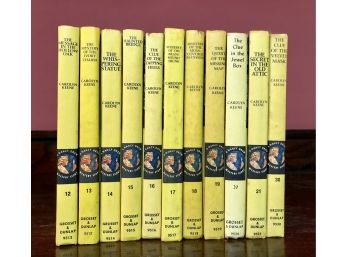 Set Of 11 Vintage Nancy Drew Books By Carolyn Keene