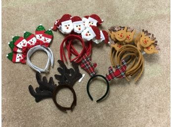 Assortment Of Festive Holiday Head Bands