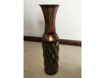 Tin Flower Vase