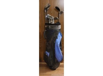 Stone Hill Golf Bag With A Variety Of Clubs