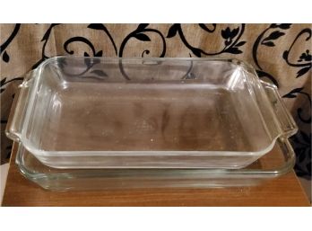 Pair Of Casserole/Baking Dishes By Fire King And Pyrex