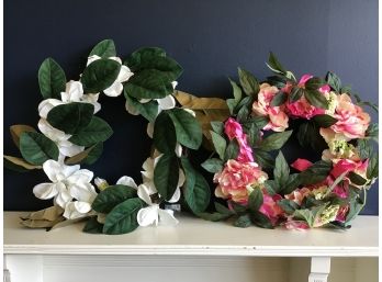 Summertime Wreaths - Magnolia And Rose