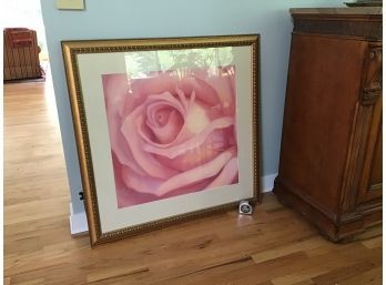 Pastel, Rose Chantelle  By Local Artist, Jane Cunha, Signed - 41 X 40.5