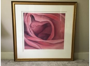 Inside The Rose By Local Artist, Jane Cunha, Signed And Numbered 1/250 - 31 X 32