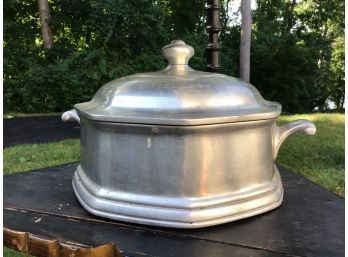 Vintage Wilton Pewter Casserole Dish With Lid