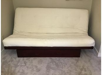 Okinawa Bi-Fold Futon With Storage Drawer, Plus New Mattress Cover