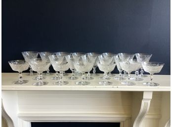 Handblown Waterford Glasses - Absolutely Beautiful! ($120 Each!) - 22pcs