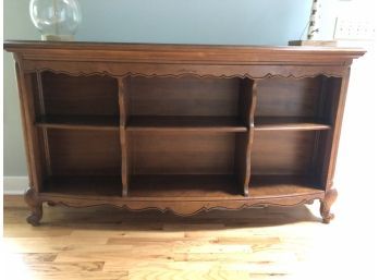 Hickory White French Provincial Low Bookcase/ Console Table