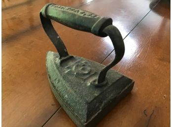 Antique Cast Sad Flat Iron #6 / Door Stop