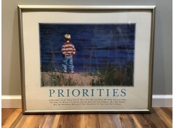 Priorities Print - 40.5 X 32.5