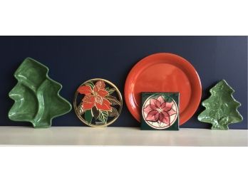 Holiday Platters And Trivets