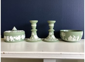 Wedgewood Sage Green Jasperware