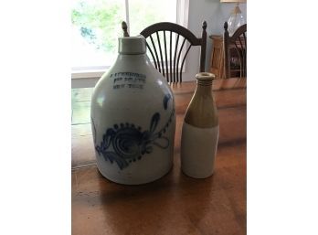 Vintage Stoneware Pottery Crocks