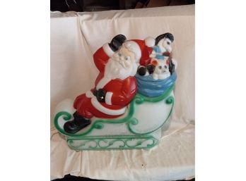 Vintage Santa Blow Mold