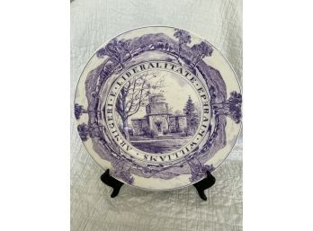 Wedgwood Williams College The Old Observatory Purple Plate 10.75in