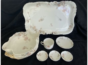 Haviland France Limoges J.m. & W. Westwater Platter Bowl Cup Trinket Dishes Plate