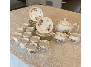 Royal Crown Derby Posies XL1 English Bone China Tea Set