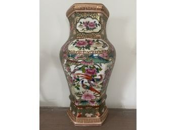 Chinese Wall Vase 7x2.5x13in