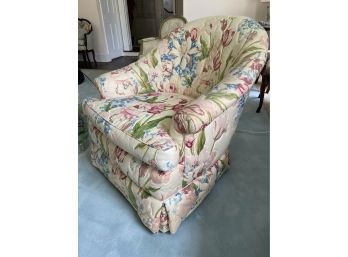 Floral Lounge Chair 32x27x32in Arm Chair